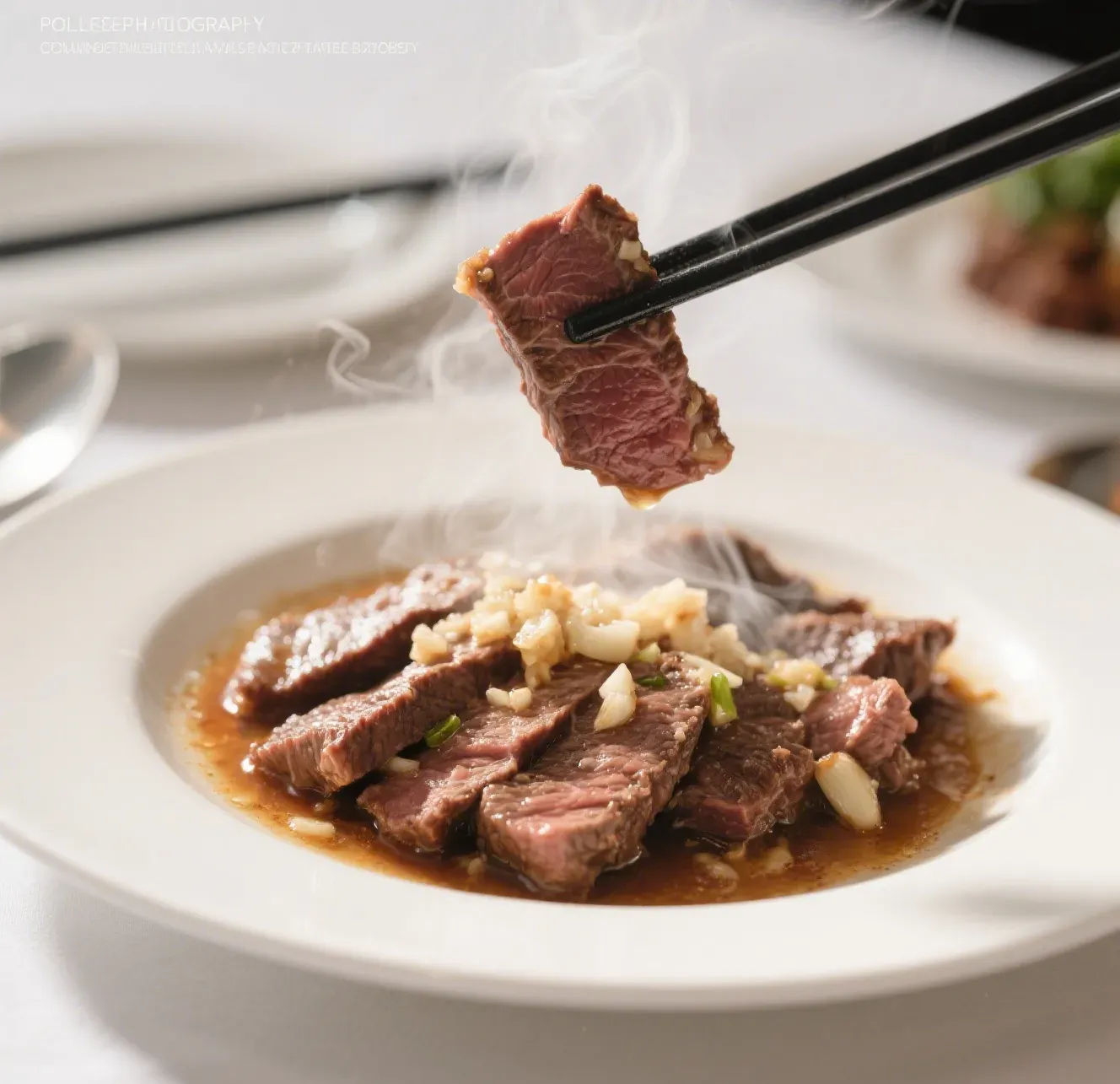 Beef w. Garlic Sauce