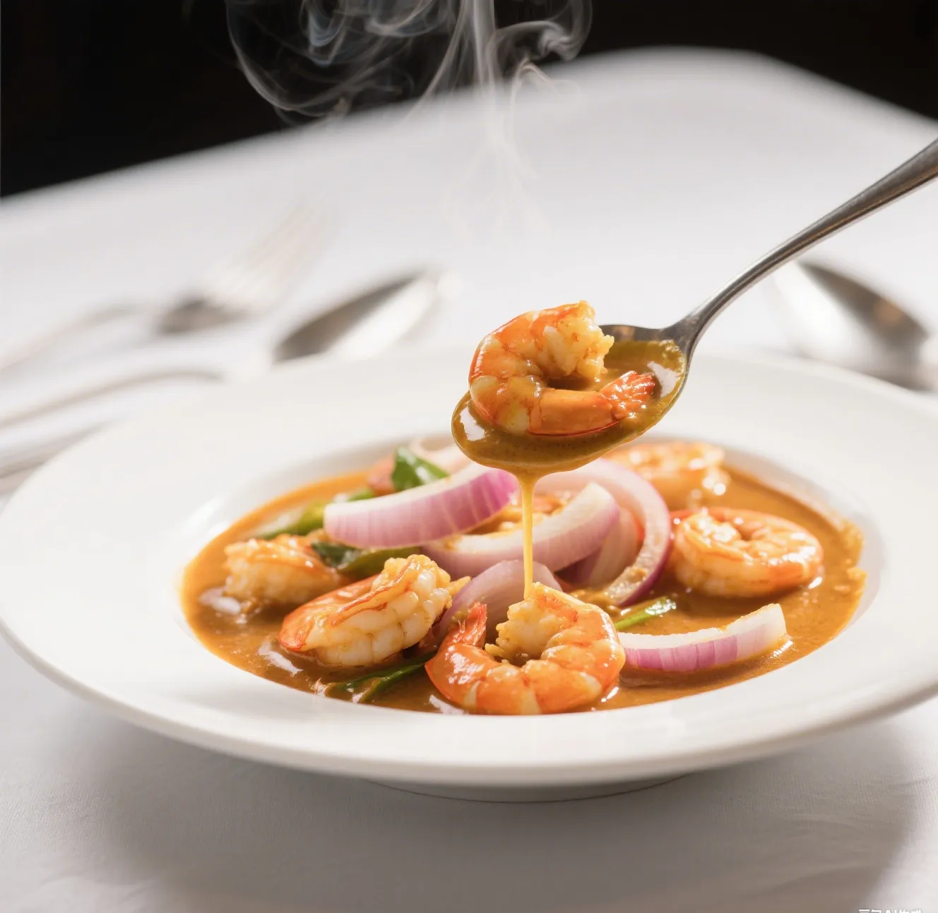 Curry Shrimp w. Onion