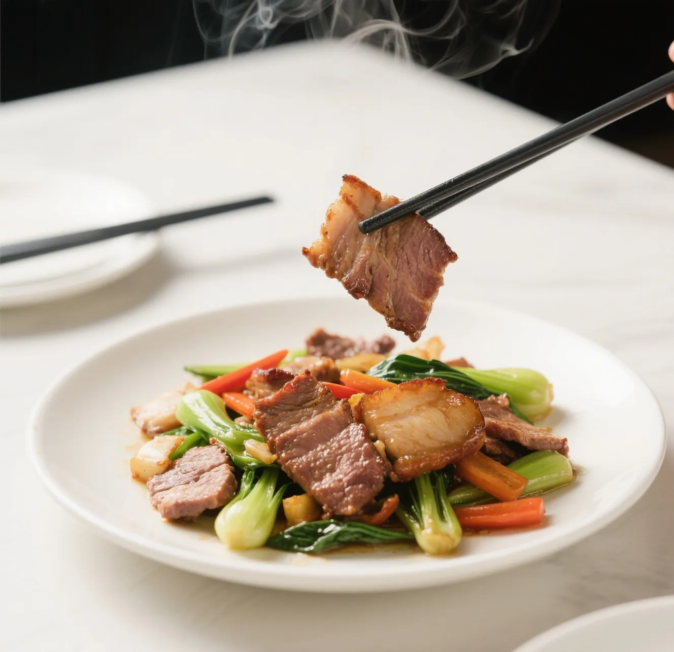 Roast Pork w. Mix Veg