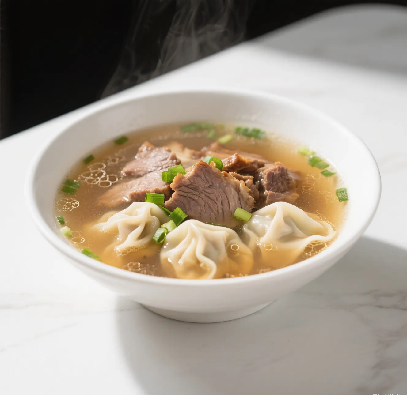 Roast Pork Wonton Soup